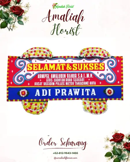 Papan Bunga Ucapan Selamat Tejamari