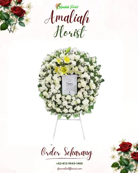 Krans Bunga Duka Tejamari